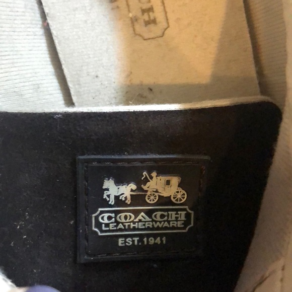 Vintage Coach logo suede sneakers - Picture 6 of 8